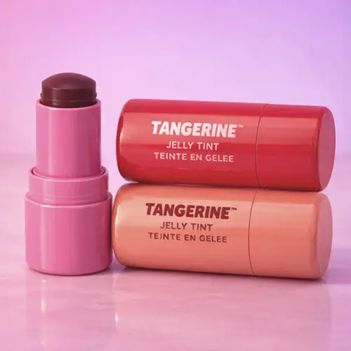 Tangerine beauty products &mdash; colorful personal care collection