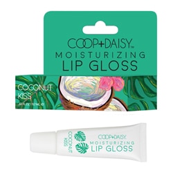 COOP+DAISY | Moisturizing Lip Gloss, Coconut Kiss - .33oz