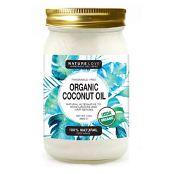 NATURE LOVE | Organic Coconut Oil, 14oz.