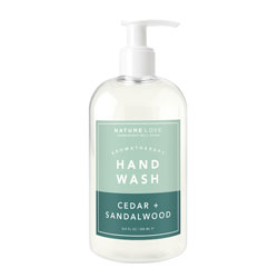 NATURE LOVE | Hand Wash - Cedar+Sandalwood, 16.9oz