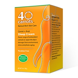 40 CARROTS | Sleep Cream, Carrot + Acai - 2 oz